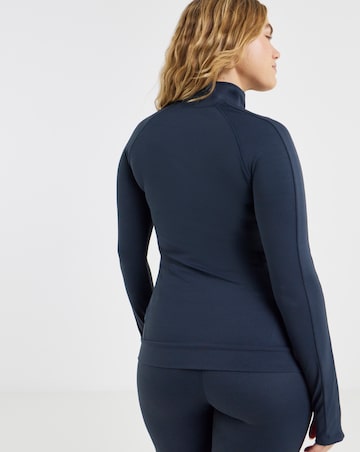 Sculpt Activewear Quarter Neck Top