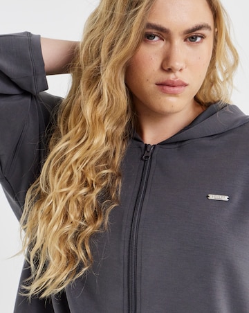 Sculpt Activewear Oversized Modal Zip Hoodie