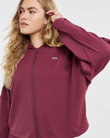 Sculpt Activewear Oversized Light Zip Through Jacket