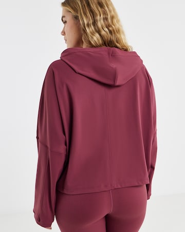 Sculpt Activewear Oversized Light Zip Through Jacket