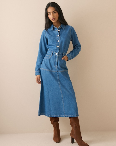 New In - Nobody's Child Lee Tencel Midi Dress