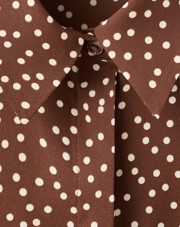 Mango Animal Print Blouse