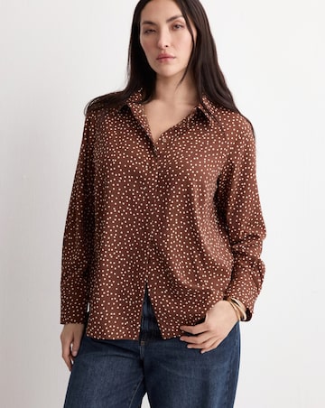 Mango Animal Print Blouse