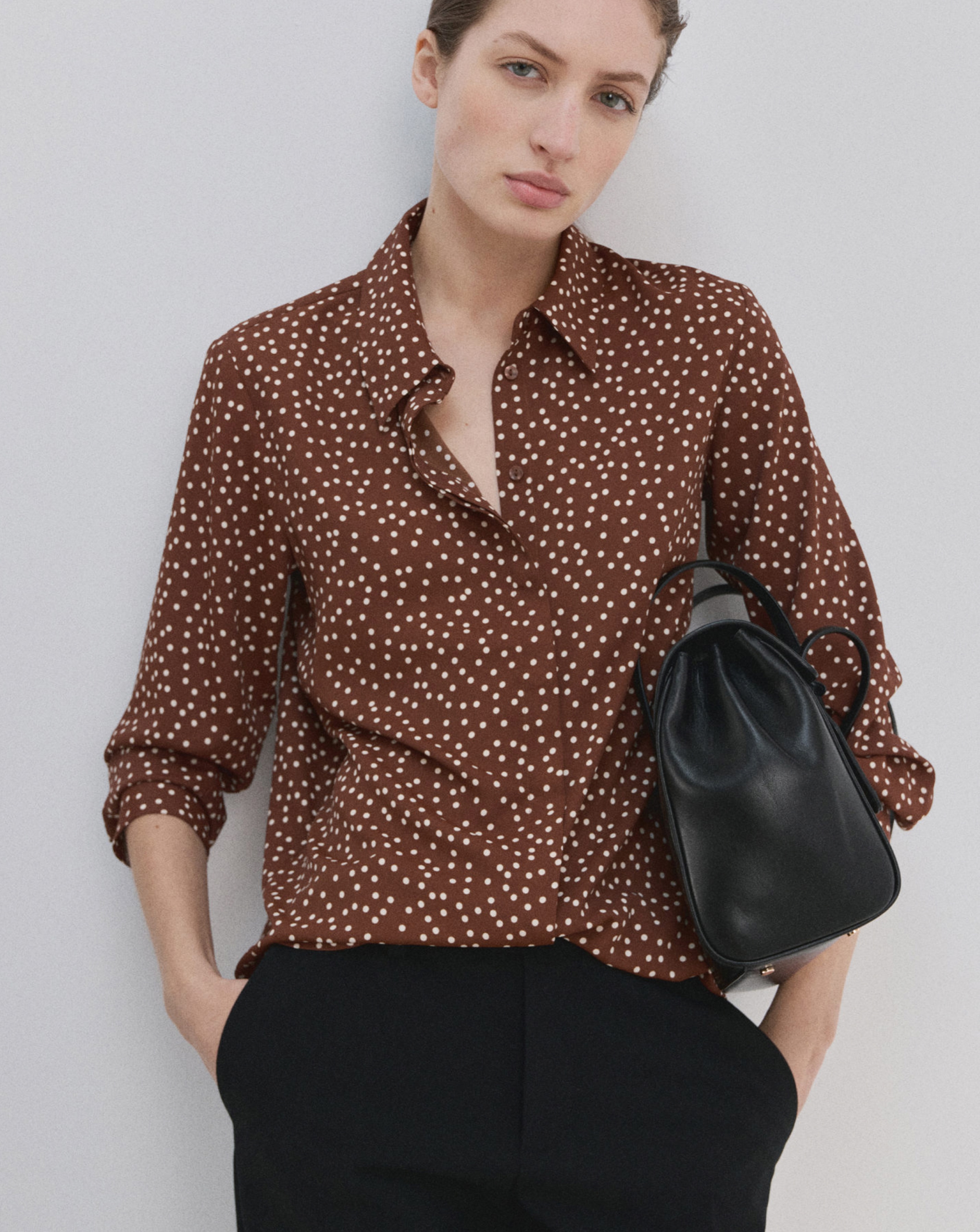 New In - Mango Animal Print Blouse