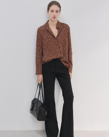 Mango Animal Print Blouse