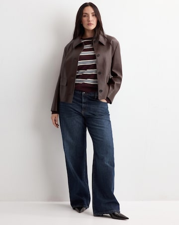 Mango Faux Leather Jacket