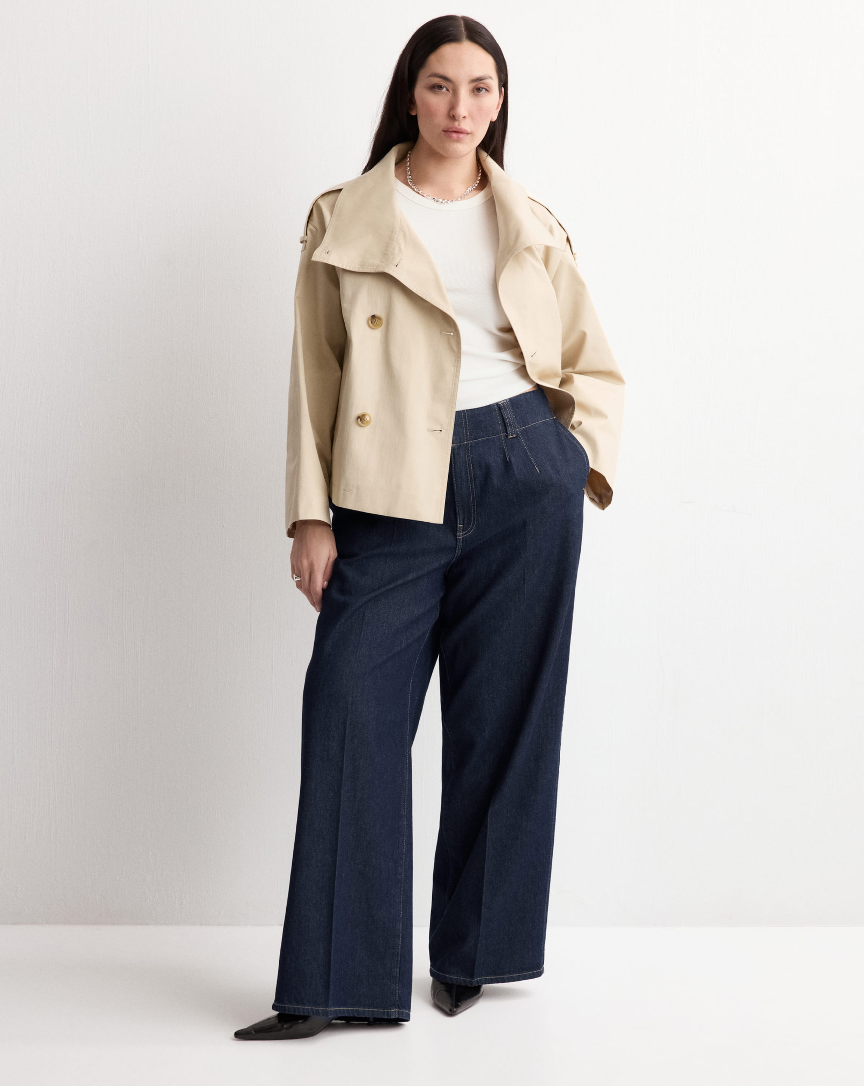 New In - Mango Wide Leg Jean