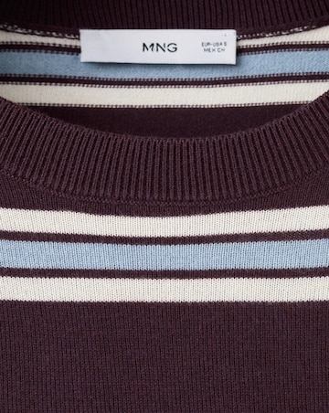 Mango Striped Knit Sweater