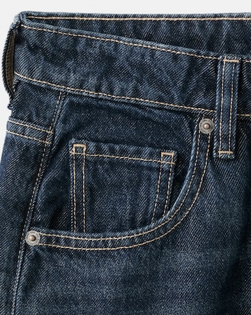 Mango Wide Leg Turned Up Hem Jean