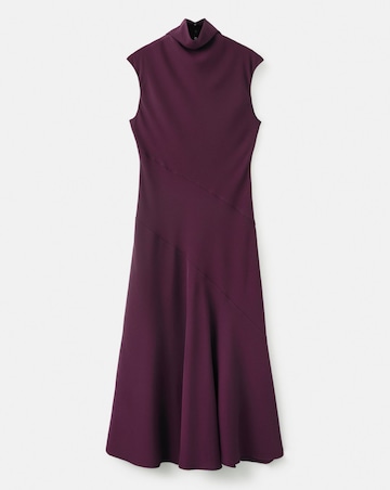 Mango A-Line Turtleneck Sleeveless Dress
