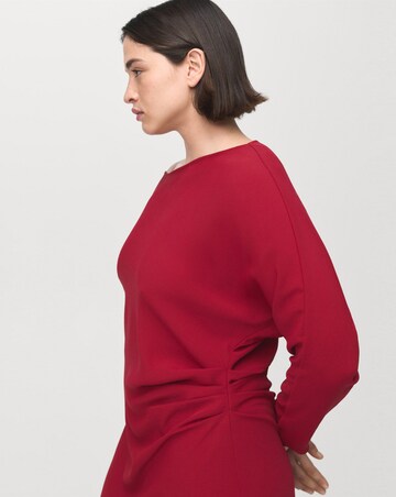 Mango Long Sleeve Boat Neck Dress