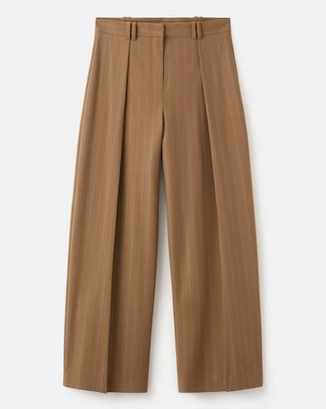 Mango Wide Leg Striped Trouser