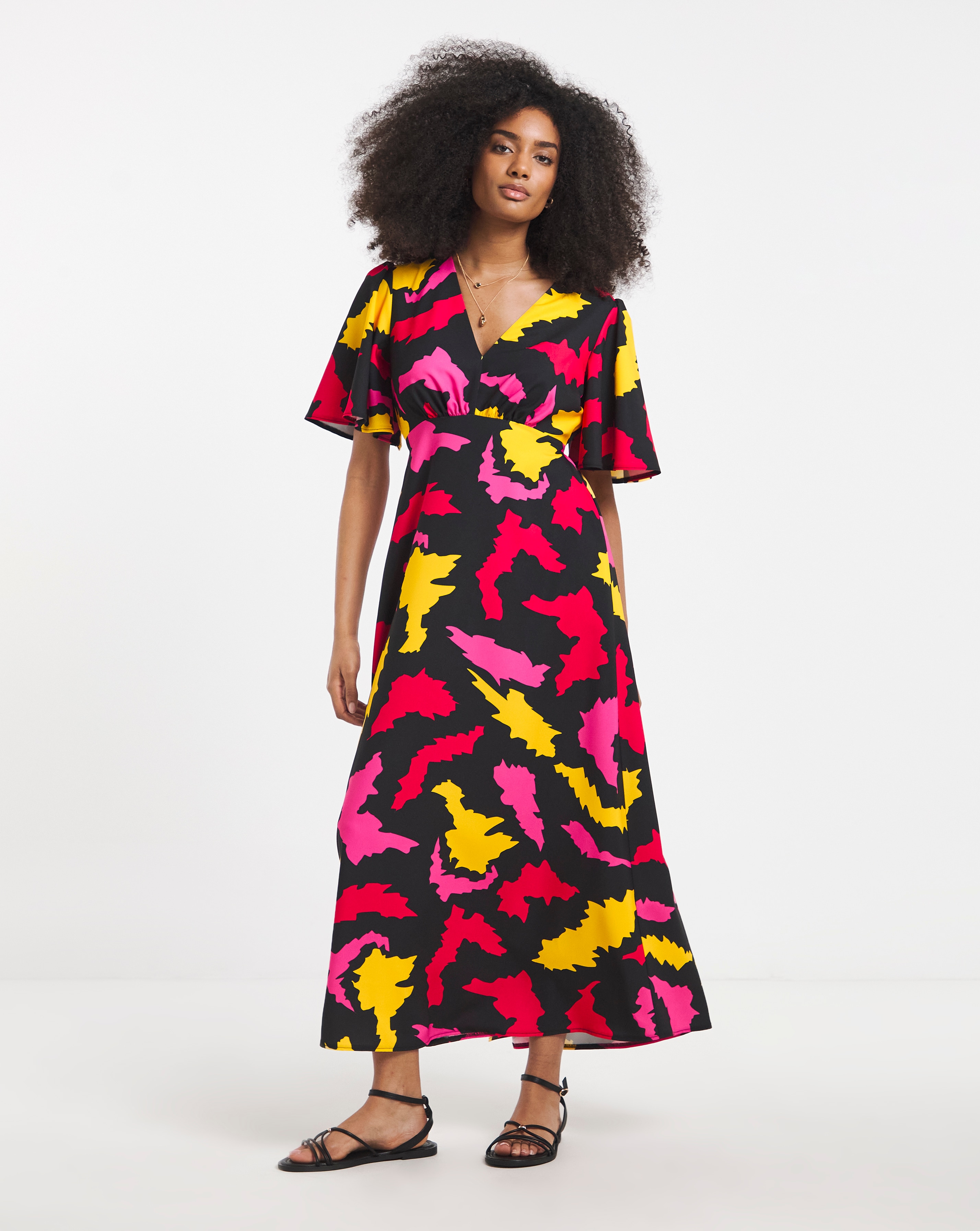 New In - Twisted Wunder Maxi Satin Dress