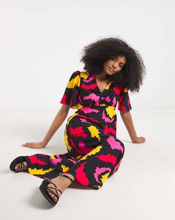 Twisted Wunder Maxi Satin Dress