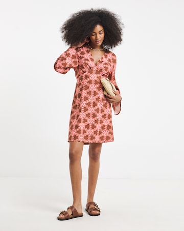 Twisted Wunder Mini Crepe Dress