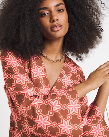 Twisted Wunder Mini Crepe Dress