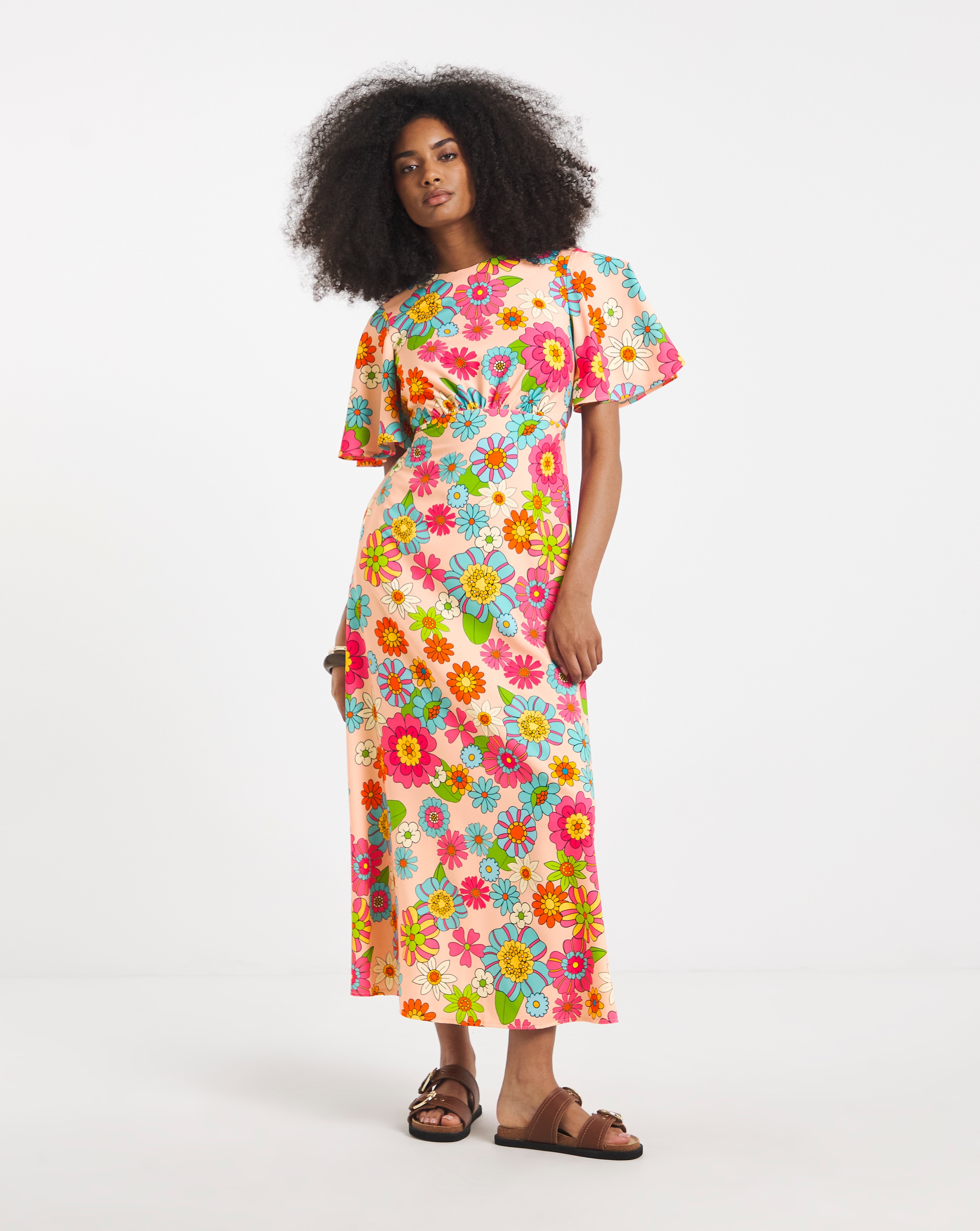 New In - Twisted Wunder Maxi Crepe Dress