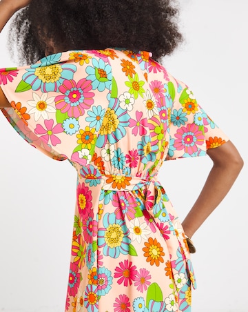 Twisted Wunder Maxi Crepe Dress