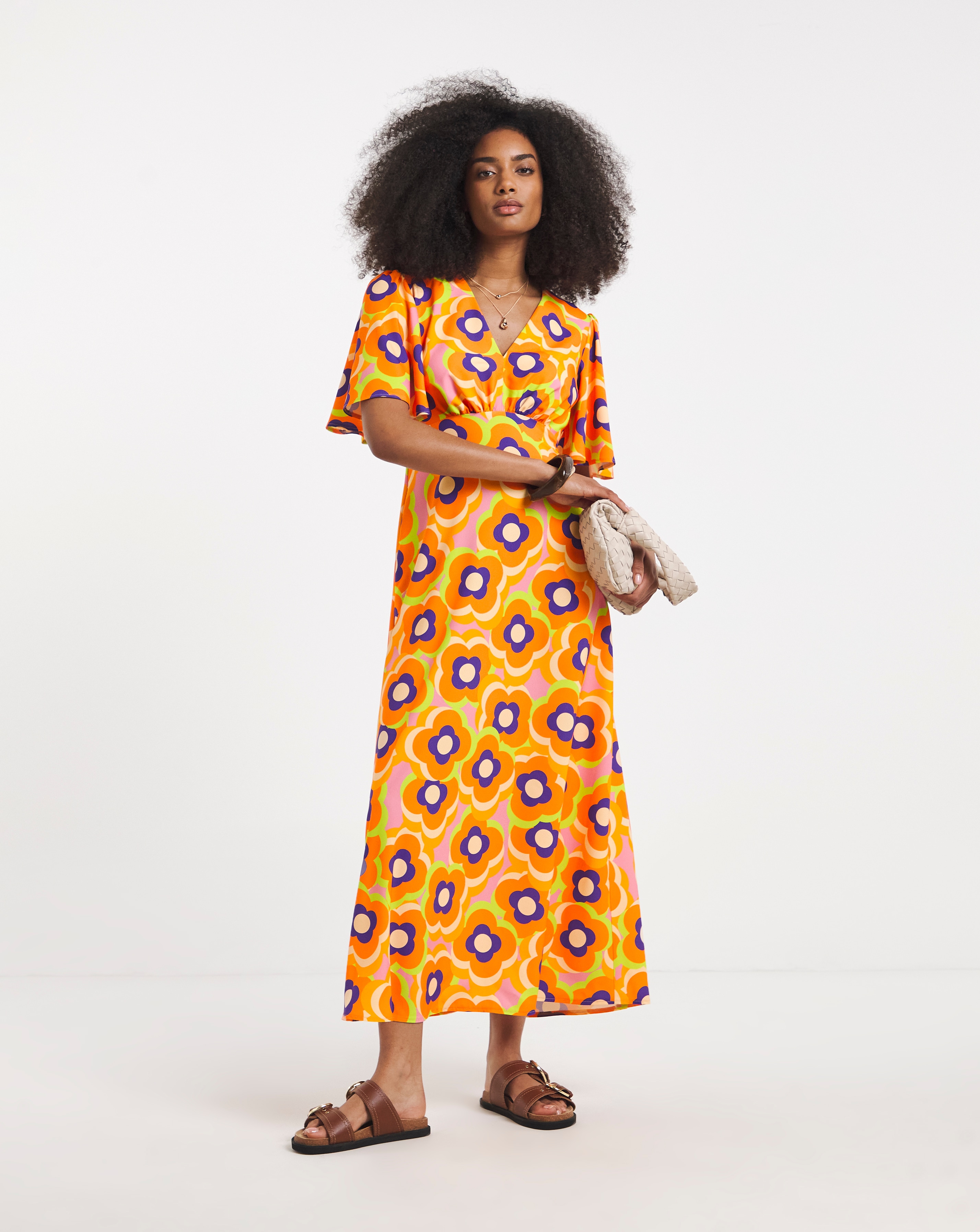 New In - Twisted Wunder Maxi Satin Dress