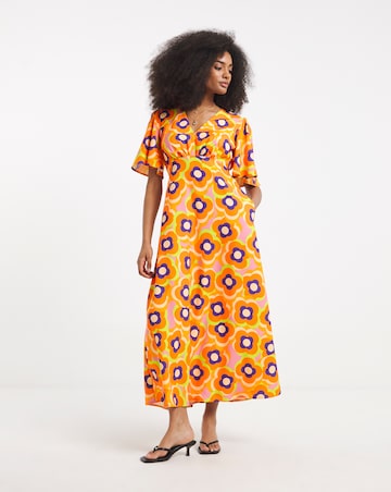 Twisted Wunder Maxi Satin Dress