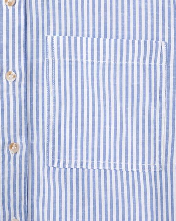Mango Short Sleeve Striped Shirt