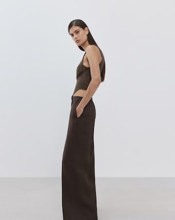 Mango High-Waisted Lyocell Trousers