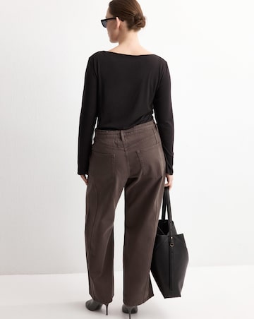 Mango Rachel Wide-Leg Jeans With Drawstring