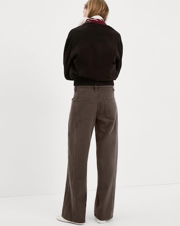 Mango Rachel Wide-Leg Jeans With Drawstring