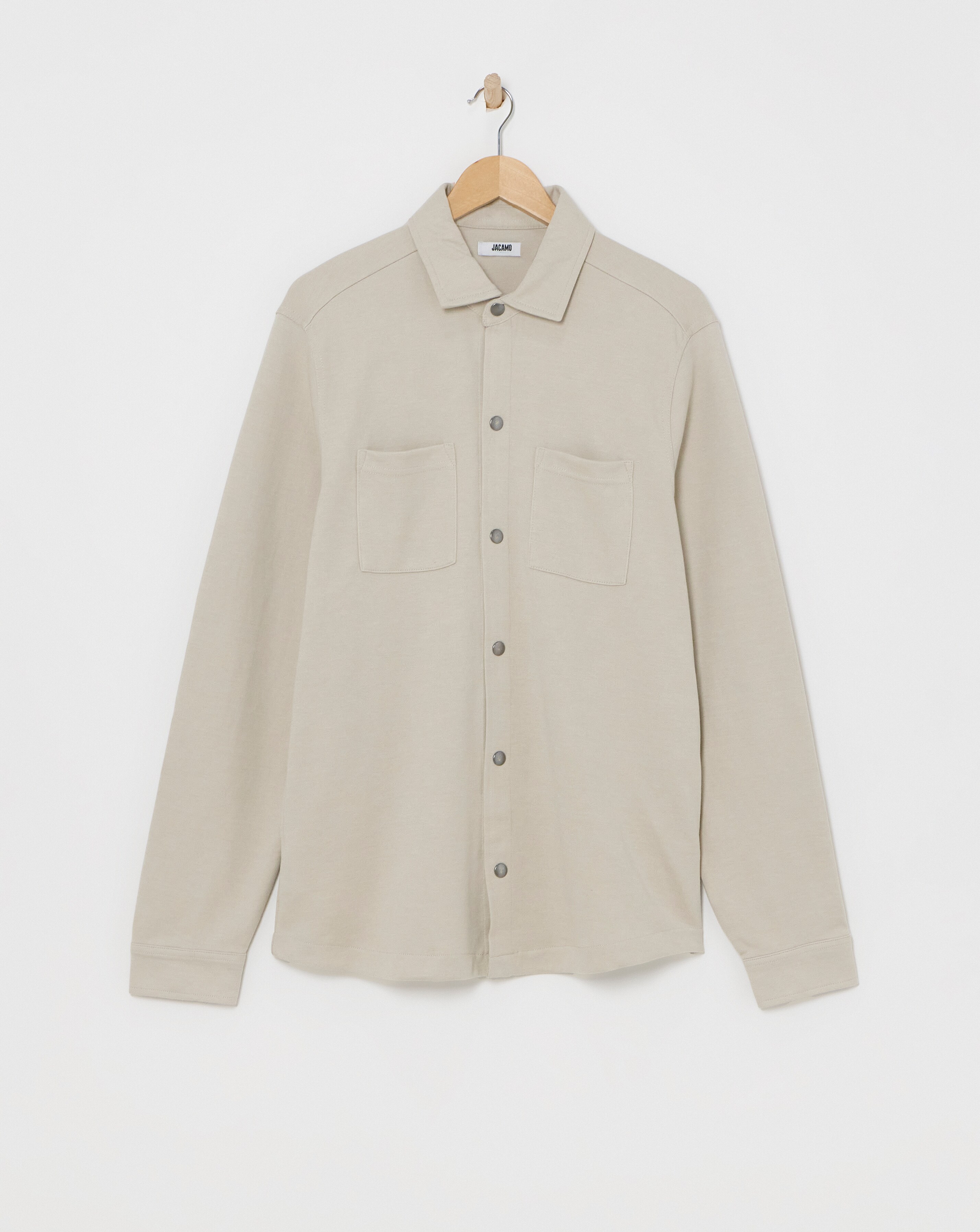 Interlock Button Shacket Reg