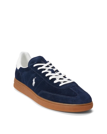 Polo Ralph Lauren Bedford Suede Trainer - Navy