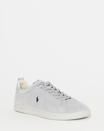 Polo Ralph Lauren Heritage Court Suede Trainer - Soft Grey