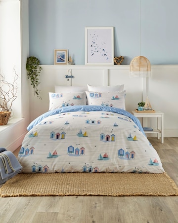 Fusion Beach Huts Duvet Set