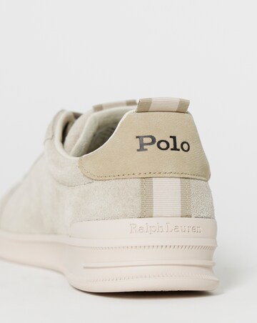 Polo Ralph Lauren Heritage Court Suede Trainer - Beige