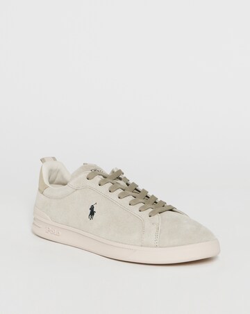 Polo Ralph Lauren Heritage Court Suede Trainer - Beige