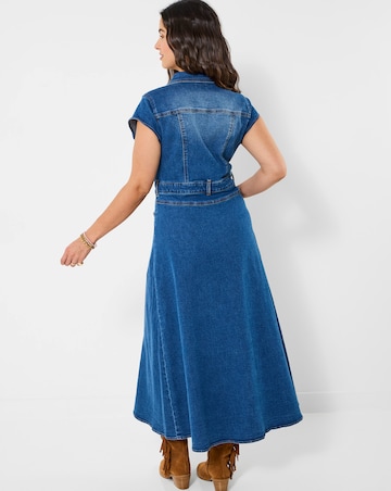 Joe Browns Sara Stretch Denim Maxi Dress