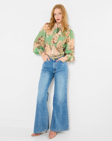 Joe Browns Olivia Printed Blouse With Detachable Tie