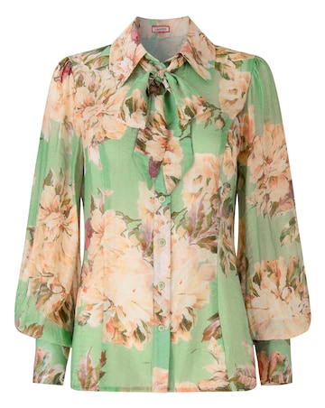 Joe Browns Olivia Printed Blouse With Detachable Tie