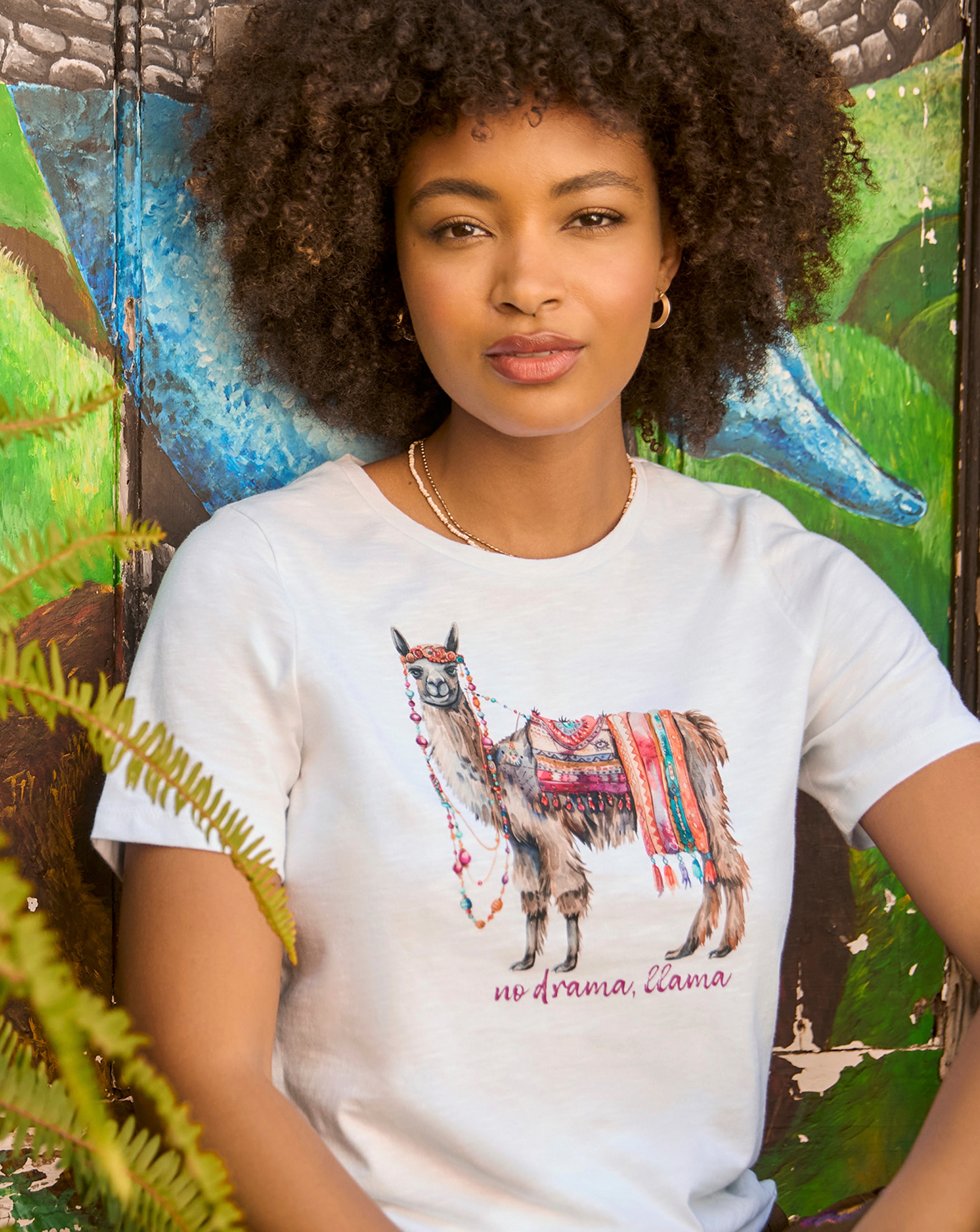 New In - JB No Drama Llama Graphic Tee