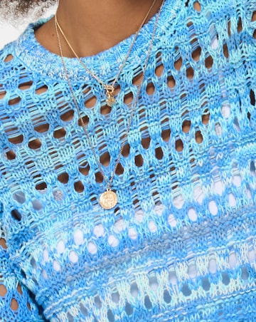 Joe Browns Summer Blues Boho Open Knit Jumper