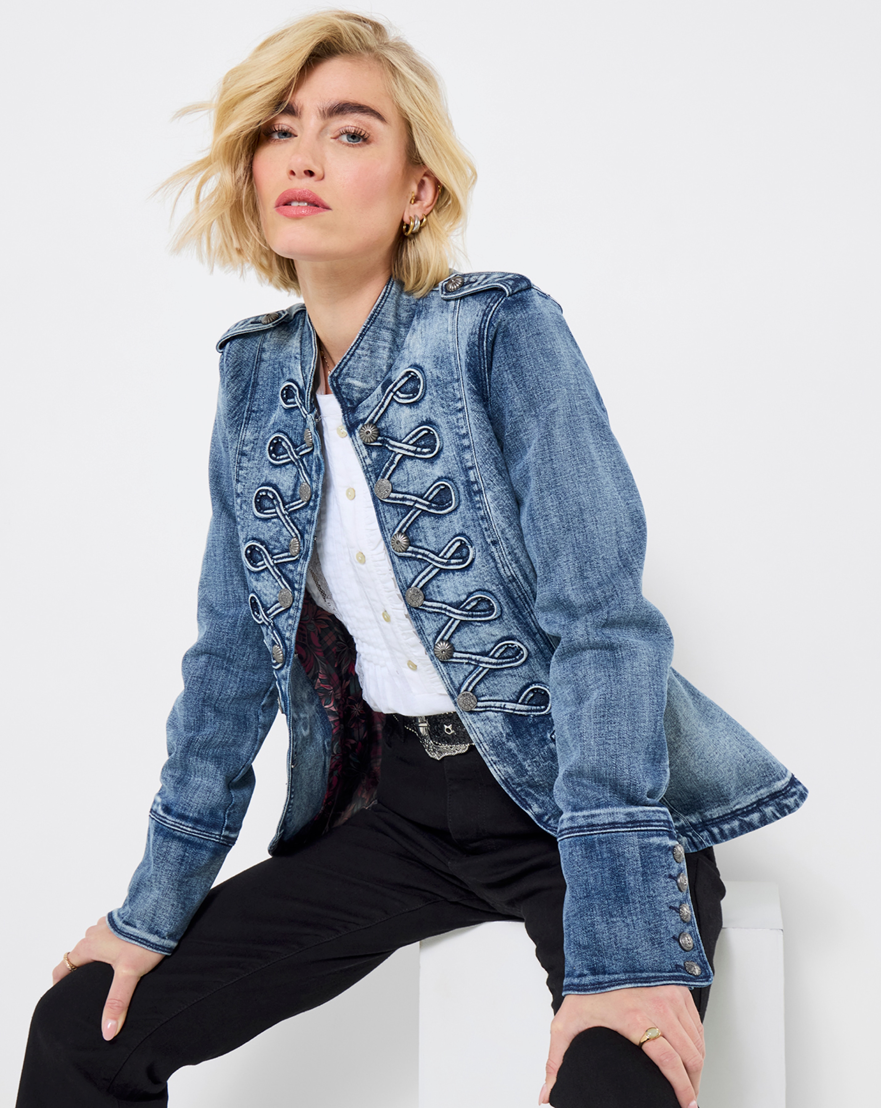 New In - JB Whimsical Wonders Denim Jacket