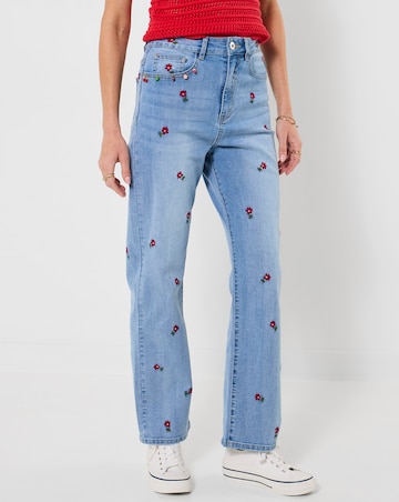 Joe Browns Amelia Floral Embroidered Jeans