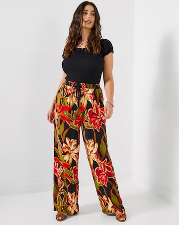 Joe Browns Paloma Printed Floral Wide Leg Trousers