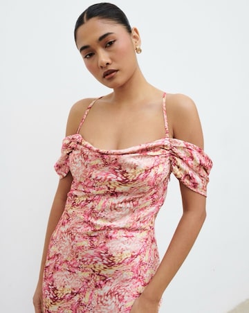 Pretty Lavish Dariah Cowl Slip Dress