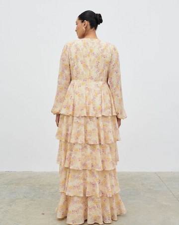 Pretty Lavish Ashton Ruffle Maxi Dress