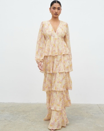 Pretty Lavish Ashton Ruffle Maxi Dress