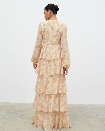 Pretty Lavish Ashton Ruffle Maxi Dress