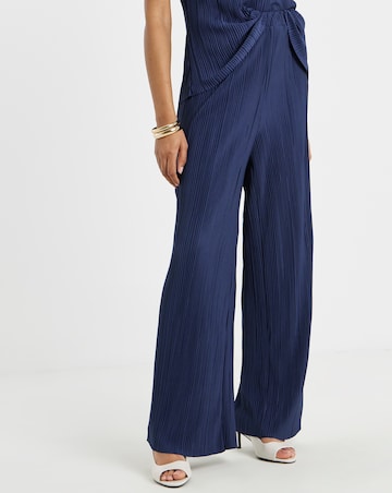 Vila High Waisted Wide Leg Trousers