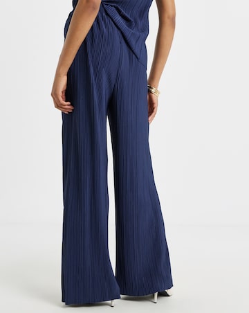 Vila High Waisted Wide Leg Trousers