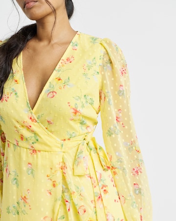 Vila L/S Ankle Wrap Dress