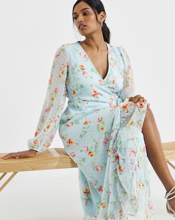 Vila L/S Ankle Wrap Dress